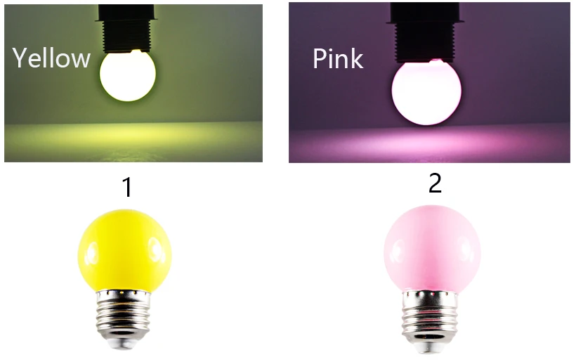 yellow and pink