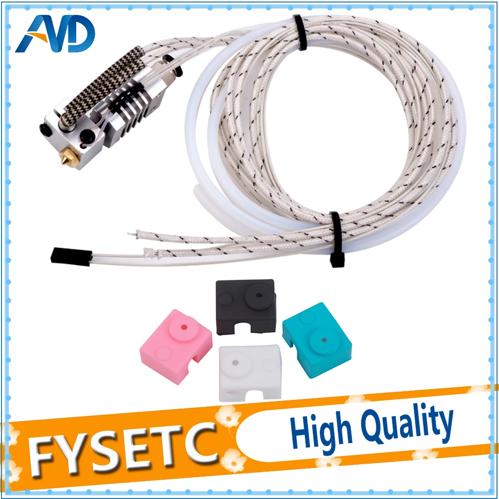 

1Set J-head Hotend Bowden Extrusion Head Kit With Heating Tube Thermistor For CREALITY CR-8/CR-10 Ender-3 1.75mm Nozzle 0.4mm