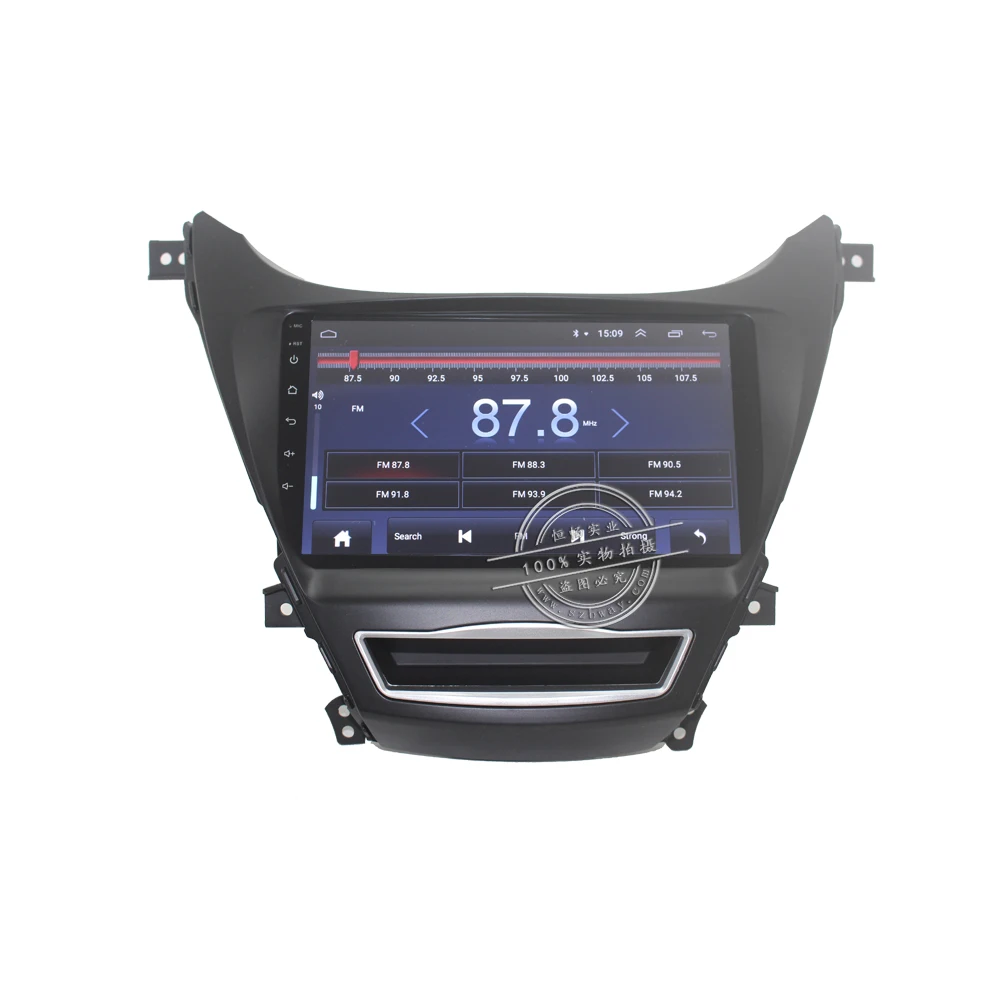 Sale HANG XIAN 2 din Car radio for Hyundai Elantra 2012-2016 car dvd player GPS navigation car accessory with 2G+32G 4G internet 2