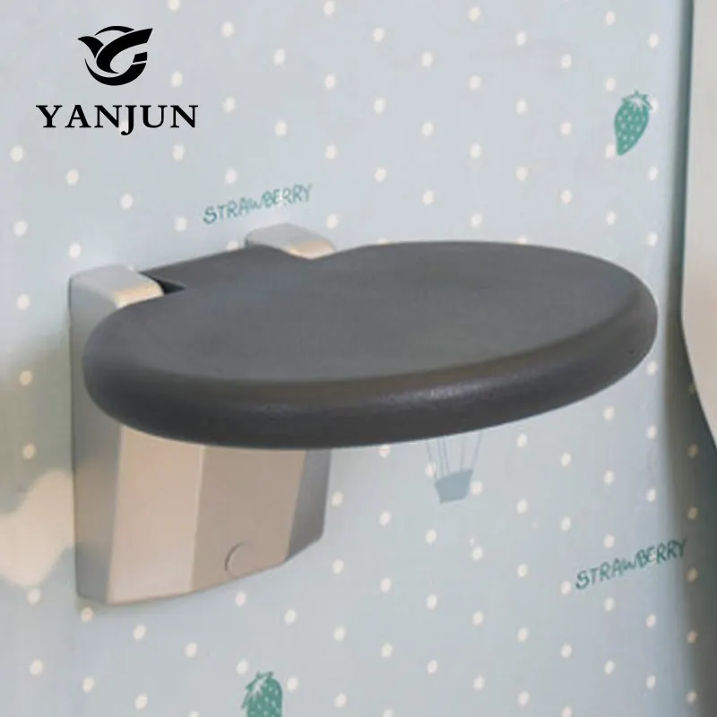 YANJUN складное настенное сиденье для душа настенное расслабляющее душевое кресло твердое сиденье спа скамейка Экономия пространства ванная комната YJ-2039 - Цвет: Circular