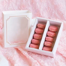 10 шт. Европейский прозрачное окно украшения Макарон десерт Cake Box Macarons упаковка сувениры поставка подарочной коробке