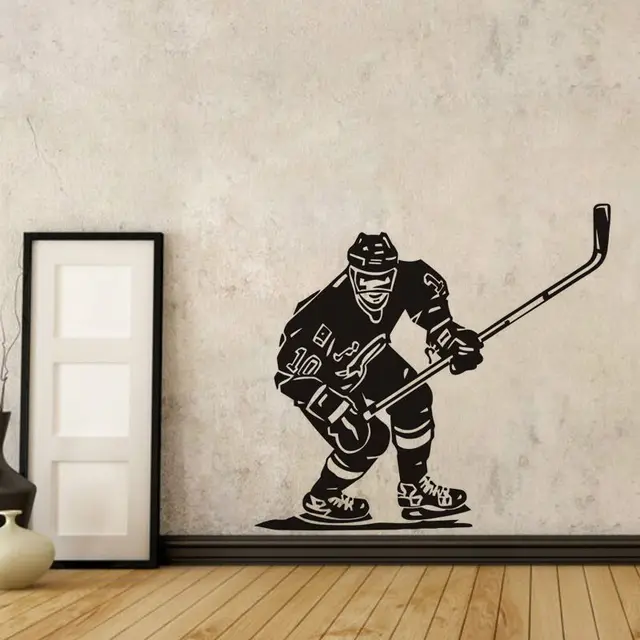 Eishockeyspieler Wandaufkleber NHL Sport Boy Zimmer Wandbild Decor ... Eishockeyspieler Wandaufkleber NHL Sport Boy Zimmer Wandbild Decor ...
