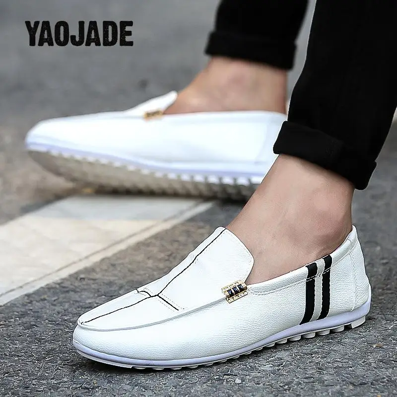 

spring And Summer Shoes Men's Korean Version Of Peas Shoes A Pedal Driving Shoes Men Good Air Permeability And Good Quality