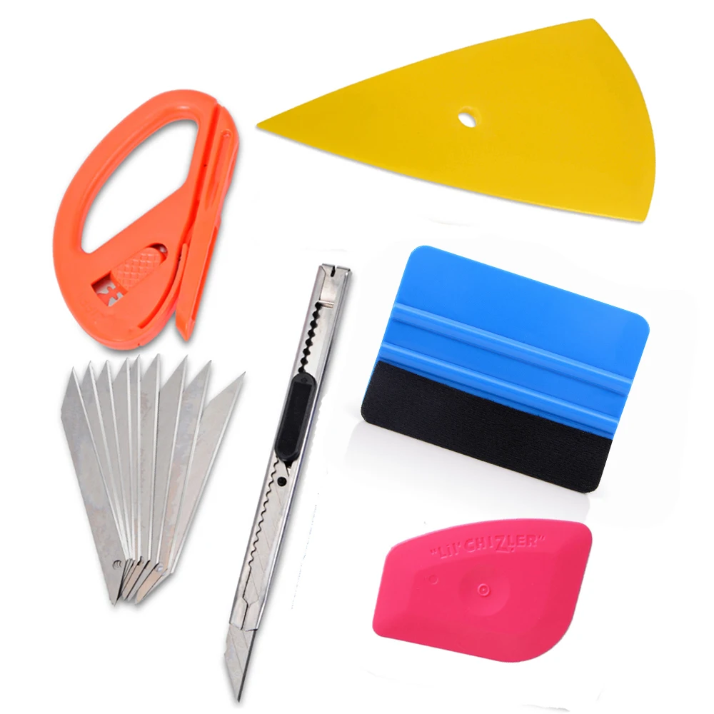 EHDIS Motorcycle Car Wrap Vinyl Film Tool Kit Window Tint Squeegee