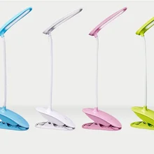 Светодиодный настольная Ламка с зажимом яркость Регулируемый светильник для рабочего кабинета USB мощность перезаряжаемая книга свет AAA батареи сенсорный выключатель luce