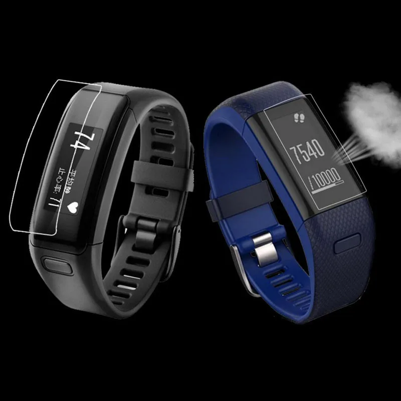 Противоударная мягкая защитная пленка из ТПУ для Garmin Vivosmart HR / + Plus 2 шт. полная