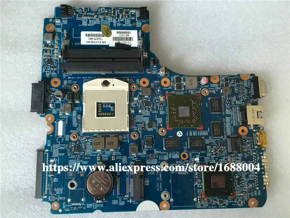 Для HP 440-G0 450 G0 470 материнская плата для ноутбука 8750M 1 ГБ дискретная видеокарта