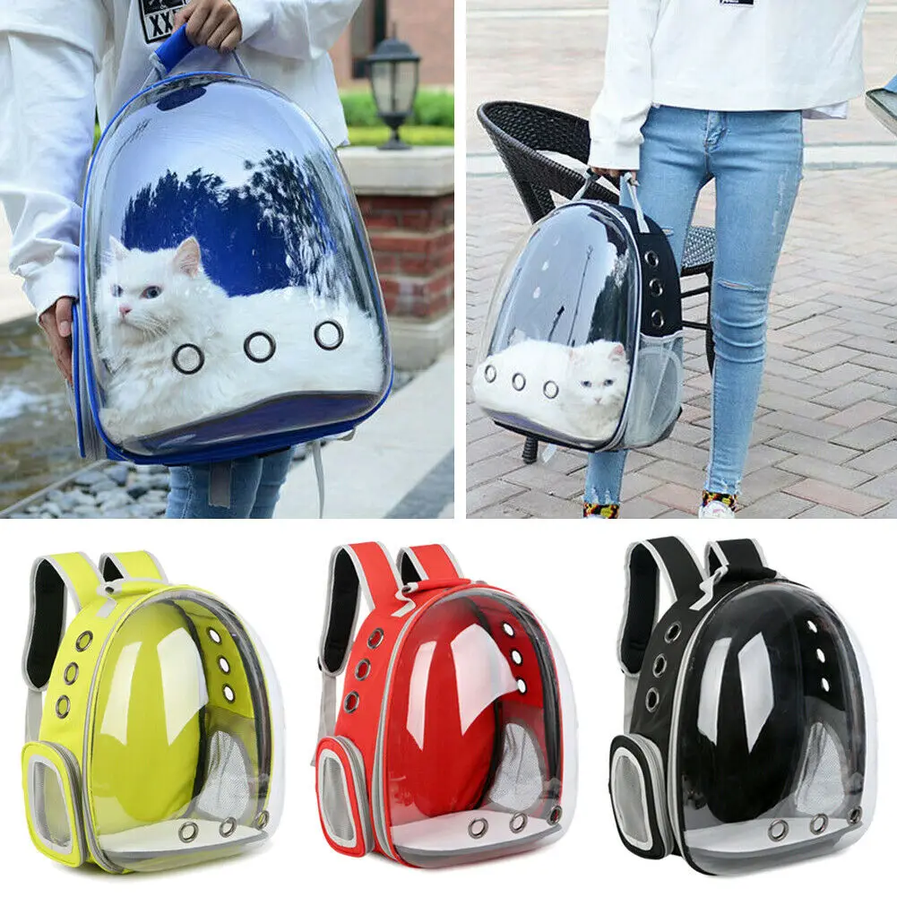 

Astronaut Pet Cat Dog Puppy Carrier Backpack Travel Bag Space Capsule Breathable