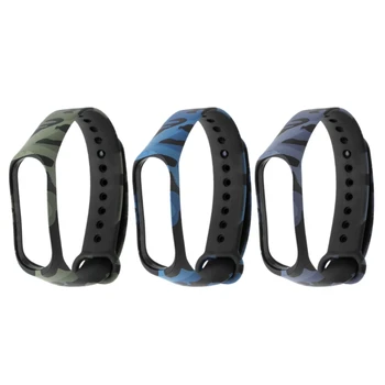 

Camouflage Replacement Silicone Wrist Strap Watch Band For Xiaomi MI Band 3