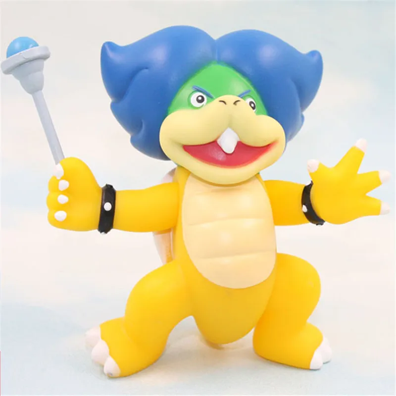 Rare Collection 10cm Super Mario Bros Koopaling Kids Iggy Ludwig Roy Wendy Lemmy Larry Action Figure Toy Rare Collection 10cm Super Mario Bros Koopaling Kids Iggy Ludwig Roy Wendy Lemmy Larry Action Figure Toy