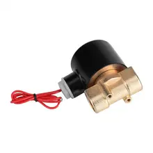 220V DN10 3/8in Электрический нормально закрытый клапан электромагнитный клапан для воды, воздуха на дизельном топливе, керосине внутренний газового ассортимента, дропшиппинг