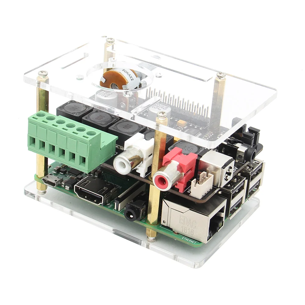 Raspberry Pi X400 ies аудио Плата расширения звуковая карта, модуль DAC для Raspberry Pi 3 Model B+/3B/Pi 2B/B