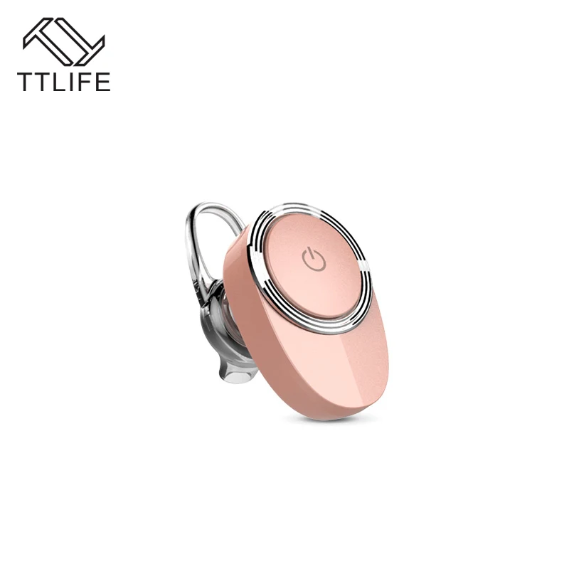 

New Single Stereo Earphone TTLIFE Brand E6 Mini Bluetooth Earphones With Mic Wireless Handfree For Smart Phones  fone de ouvido