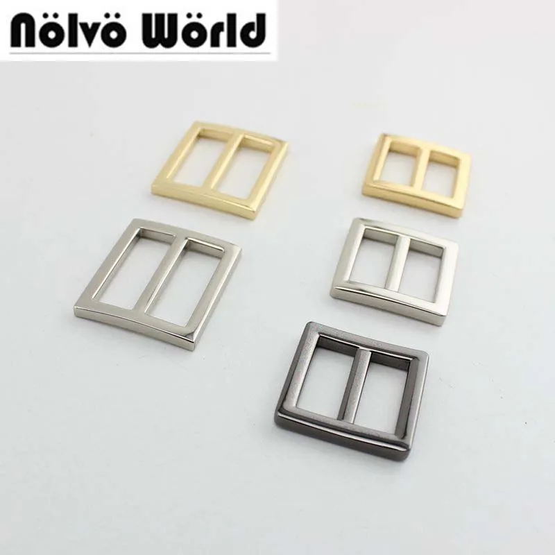 

100pcs 5colors Wholesale 19mm 25mm Handmade Bags Strap Handbags shoulder strap adjusted round edge buckle,High quality Slider