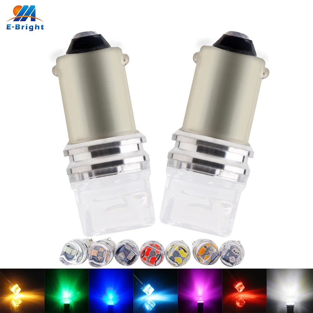 100 шт. 12В BA9S 2835 3SMD K прожектор лампа карта индикатор обратного чтения для
