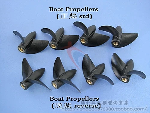 

Copper core two-leaf propeller D35 D39 D42 D45mm M4 semi-dip two-leaf nylon propeller normal reverse for boat model