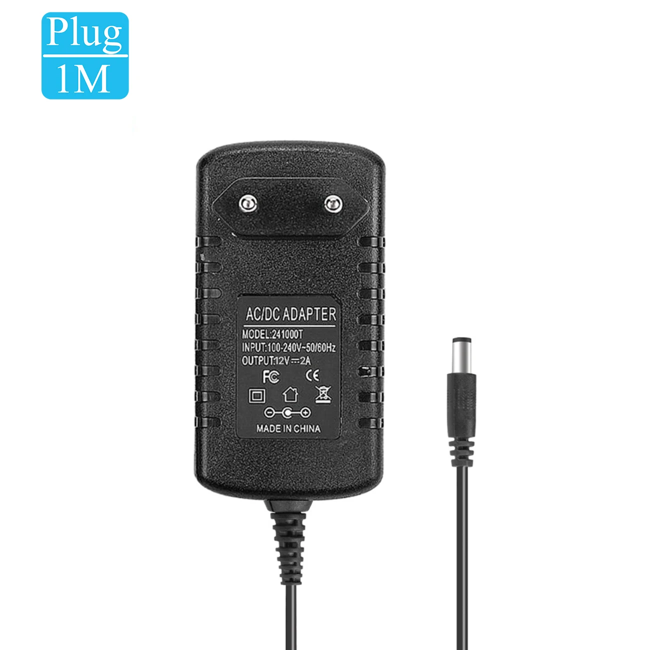 

BESDER AC 100-240V Input DC 12V 2A Output Power Supply EU Plug Power Adapter Charger For CCTV Security Ip/AHD/Analog Camera