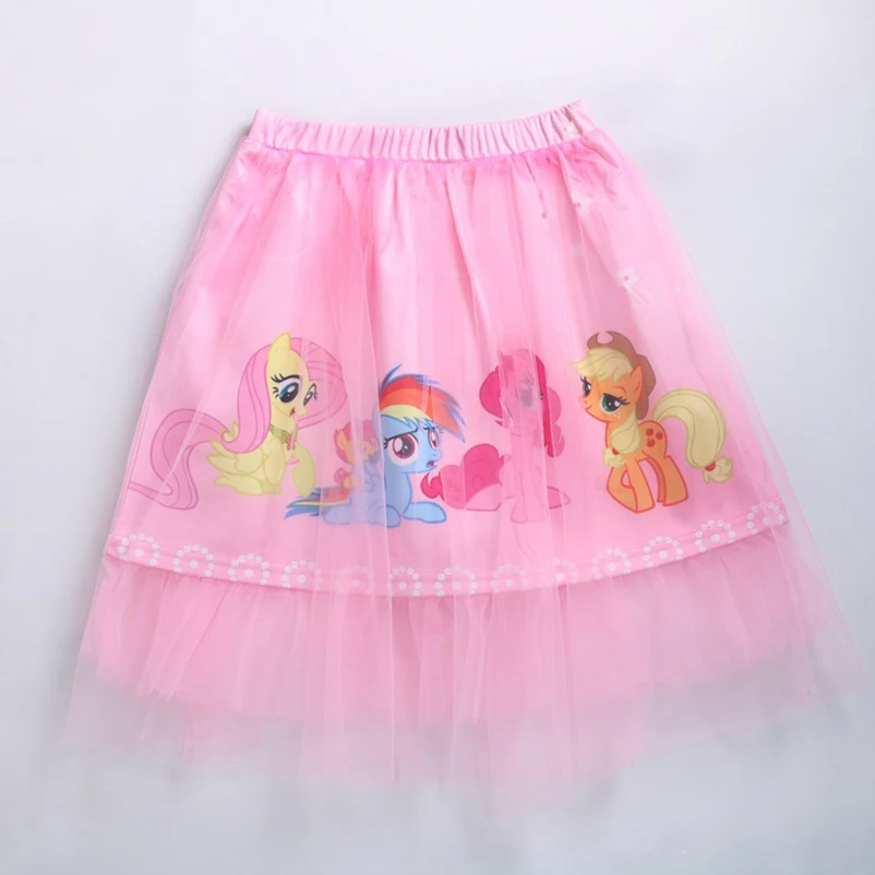 Girls Toddler Skirts Cartoon Unicorn Tutu Pony skirt Princess Clothes Printed Little Lace Girl Clothes Kids Skirt 5100 - Цвет: 5109