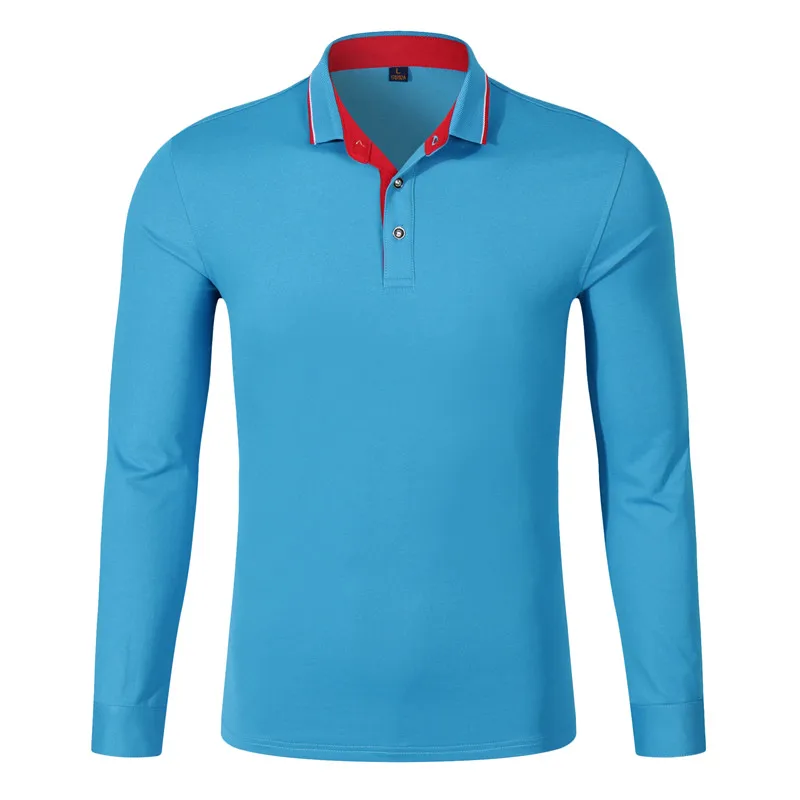 custom logo long sleeve polo shirt (11)