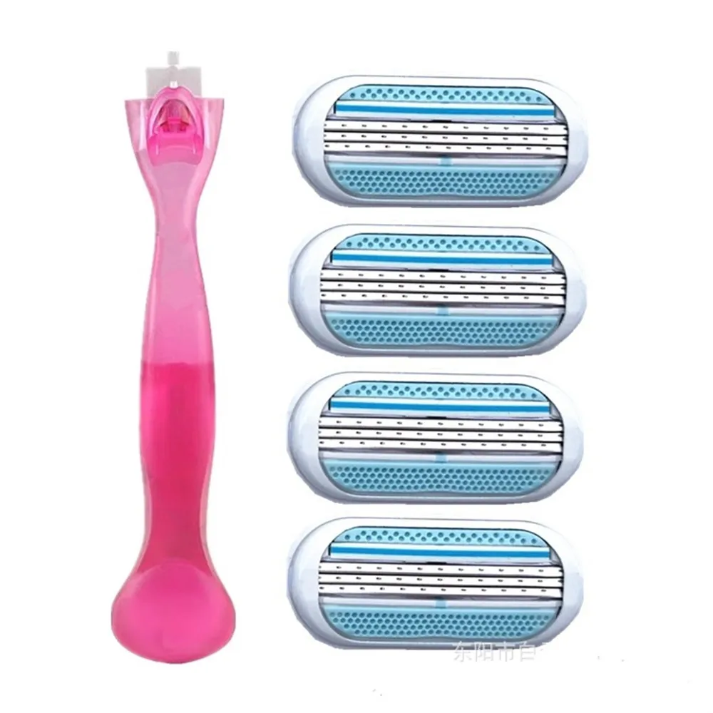 Buy Manual Shaving Women Razors 1 Razor Handle 4