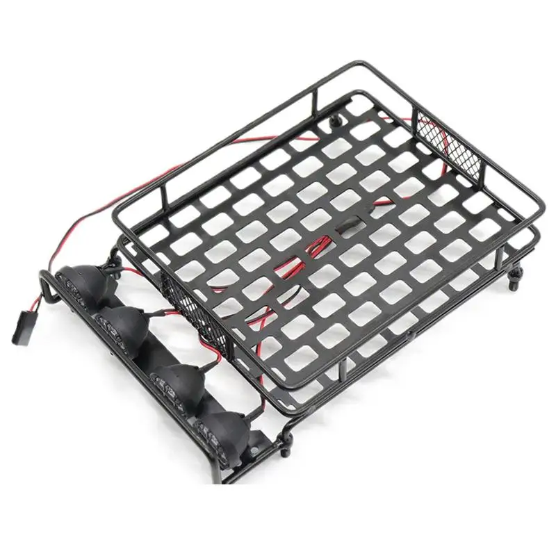 RC 1:10 Roof Luggage Rack LED Light Bar Wrangler Tamiya CC01 SCX10 Axial 515R RC 1:10 Roof Luggage Rack LED Light Bar Wrangler Tamiya CC01 SCX10 Axial 515R