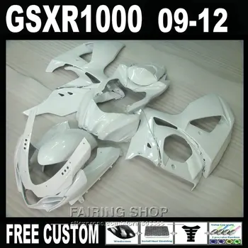 

Injection molding fairings for Suzuki GSXR1000 09 10 11 12 white fairing kit GSXR 1000 2009-2012 OI06