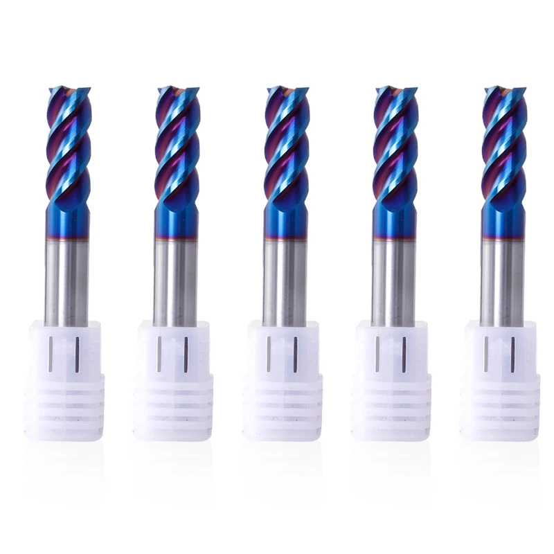 

1PCS Metal Cutter End Mill HRC65 4 Flute Alloy Carbide Tungsten Steel Milling Cutter End Mill 1mm 2mm 3mm 4mm 6mm Milling Tools