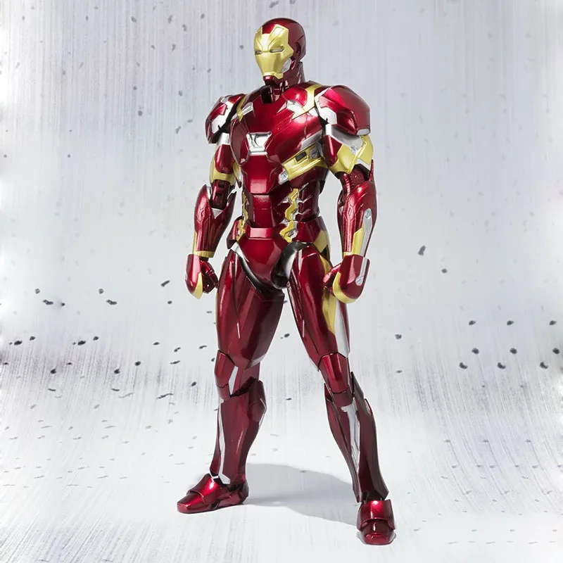 

Iron Man MK46 Variant Action Figure 1/8 scale painted figure Captain America SHF Iron Man Mark 46 PVC figure Toy Brinquedos