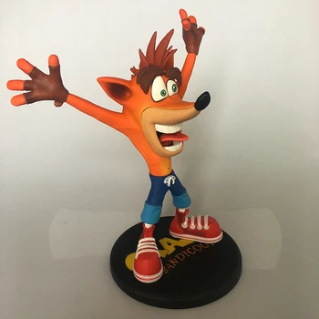 

23cm Anime Game Crash Bandicoot PVC Action Figure Painted Statue Action Figurine Collection Model Toys Doll Kids Children Gift