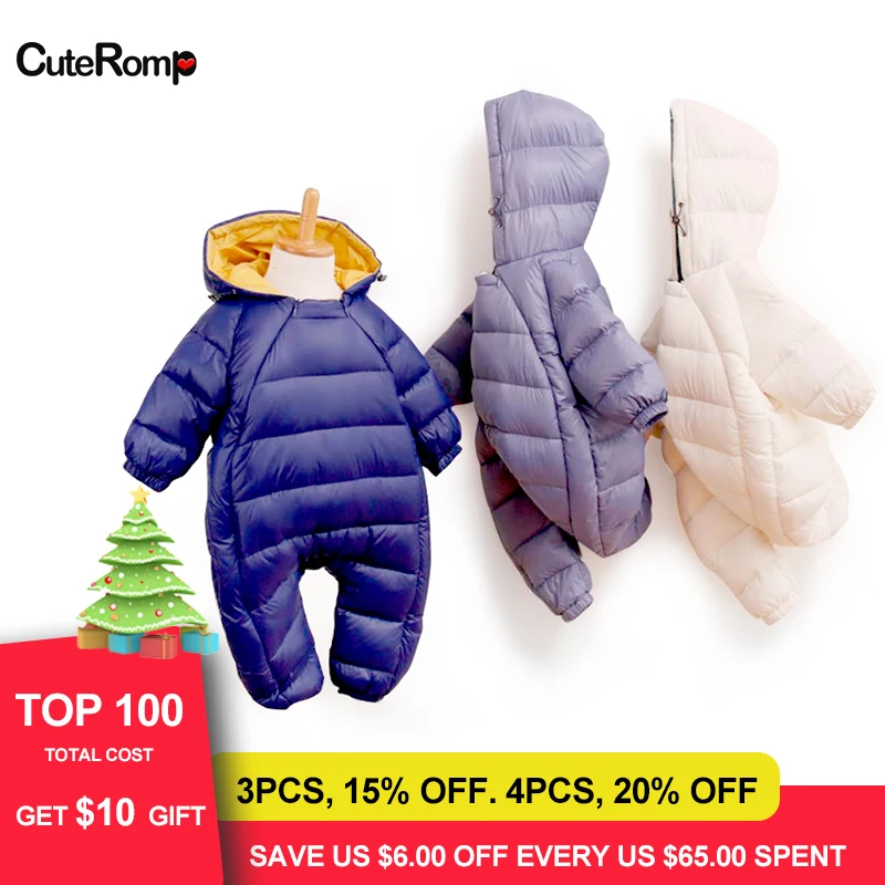 

Baby winter coat Baby wear Newborn Snowsuit Fotografia Boy Warm Romper Down Cotton Girls winter clothes Bodysuit 0-2Y snowsuit