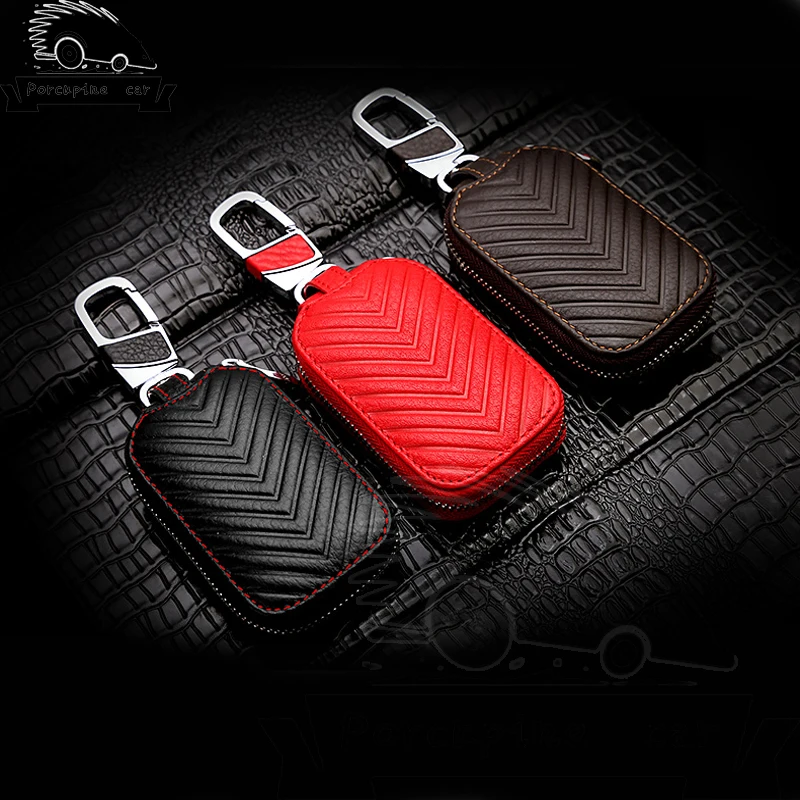 Кожаный чехол для автомобильных ключей Lexus Audi Mercedes Peugeot Toyota Vw Skoda Bmw Hyundai Chevrolet