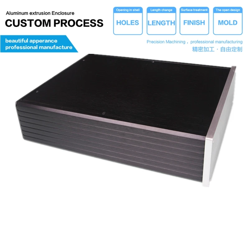 226*1.5U-280mm(w x h -d free) HIFI fever class all aluminum /DIY power amplifier desktop/HIFI small power amplifier chassis 226*1.5U-280mm(w x h -d free) HIFI fever class all aluminum /DIY power amplifier desktop/HIFI small power amplifier chassis