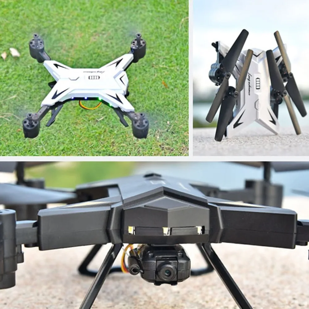 KY601S 4 Channel Long Lasting Foldable Arm Remote Control Quadcopter Camera Drone Aircraft With 0.3MP or Full HD 1080P