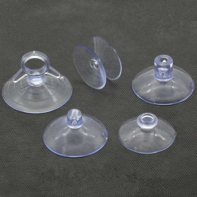 Clear 18/20/30mm Sucker Suction Cups Transparent plasitc Mushroom Head  Suckers Cup - AliExpress