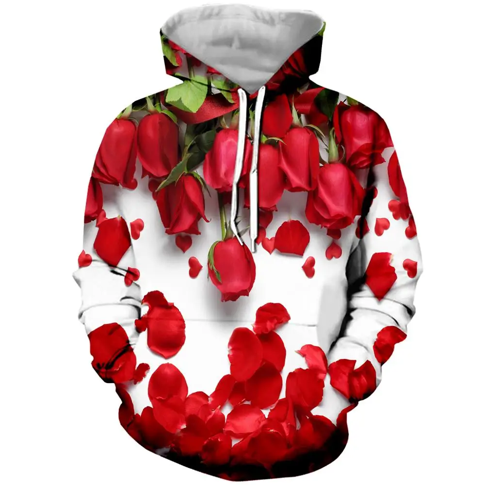 

Newest Fashion flowers hoodies Men Women sweatshirt 3D Print casual Tracksuits Pullover Drop shipping