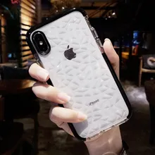 VZD 7/8plus phone case for iPhone X XR XS Max TPU soft and transparent case for shockproof transparent case of iPhone 7 8 6 6s