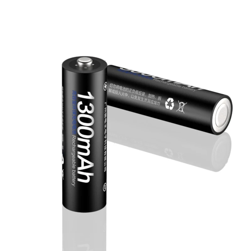 PALO 2 шт Аккумуляторная батарея AA 2A 5 #1300 mAh Ni MH 1 V с предварительно заряженным