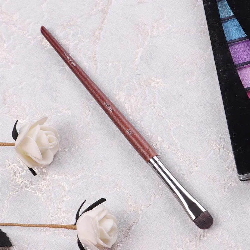 

Retro log color High Quality Small Eyeshadow Shader Brush Natural Wood Eye Shadow Brush Pro Makeup Tool pinceaux maquillage