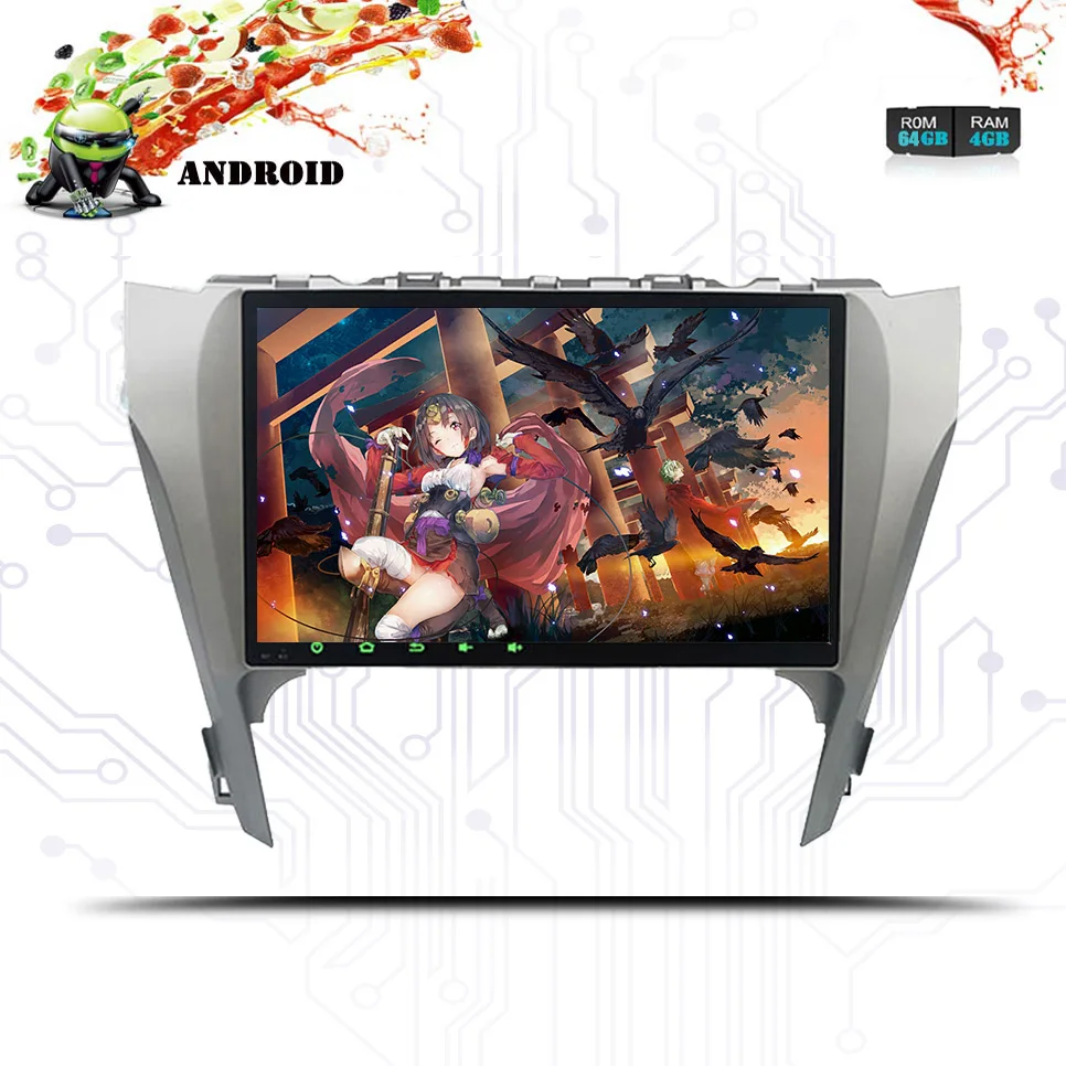 Best 10.1" Android 9.0 4GB 64GB car dvd player multimedia stereo radio Sat navi gps tape for toyota camry 2012-2014 Map head unit fm 0 Best 10.1" Android 9.0 4GB 64GB car dvd player multimedia stereo radio Sat navi gps tape for toyota camry 2012-2014 Map head unit fm 0