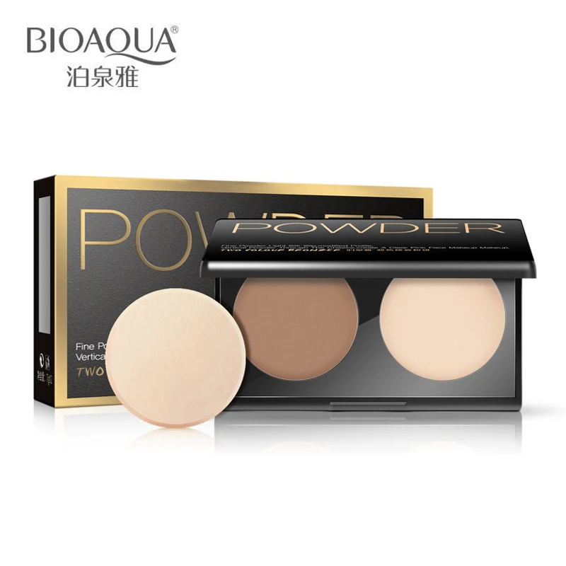 

BIOAQUA Brand Warm Color Bronzer & Highlighter Powder Palette Contour Pressed Powder Makeup Face Concealer Base Maquiagem