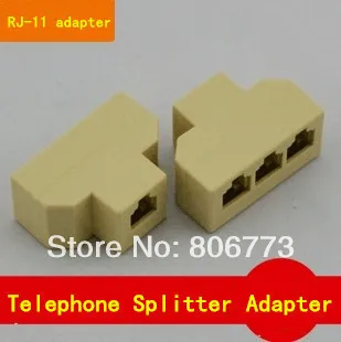 10 unids lote rj11 rj 11 conector del suplemento del divisor del