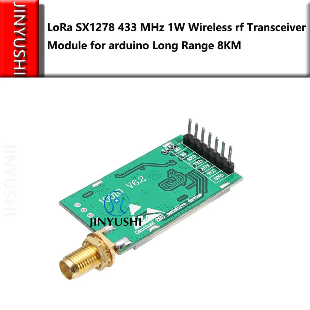 LoRa SX1278 SX1276 433 мгц радиочастотный модуль передатчик приемник 8000 м E32-TTL-1W UART длинный диапазон 433 МГц 1 Вт беспроводной Радиочастотный приемопередатчик