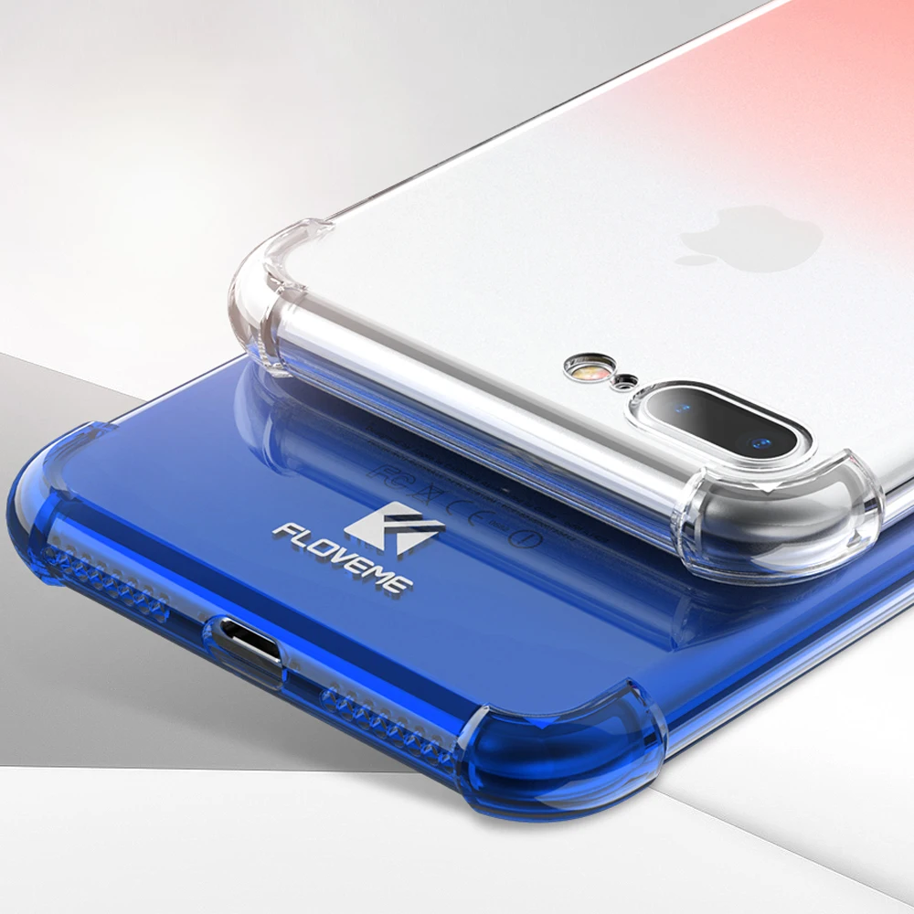 FLOVEME For iPhone 6 7 6s Shockproof Case 360 Degree Full Body Case For iPhone 7 5