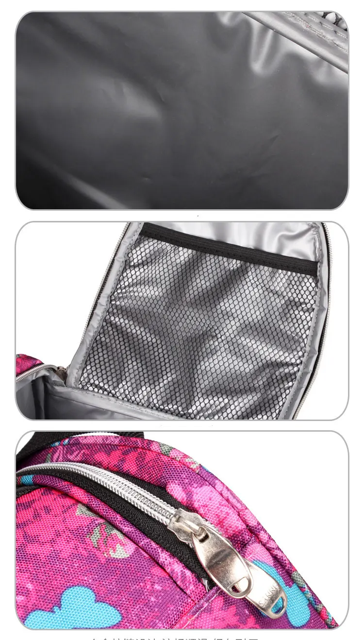 almoço do crossbody saco térmico