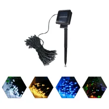 Высокое качество 200 светодиодный уличный солнечный светильник светодиодный гирлянды сказочные Праздничные рождественские гирлянды солнечные садовые Водонепроницаемые огни