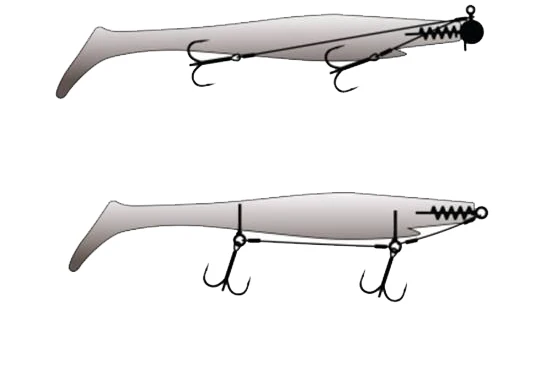 Pig shad hook