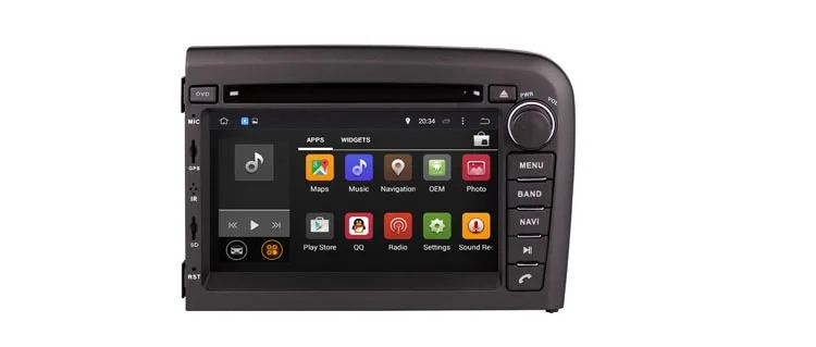 Автомобильный радиоприемник на Android 9 0 gps для volvo S80 1998 2006 левый автомобиль 8 ядер 4