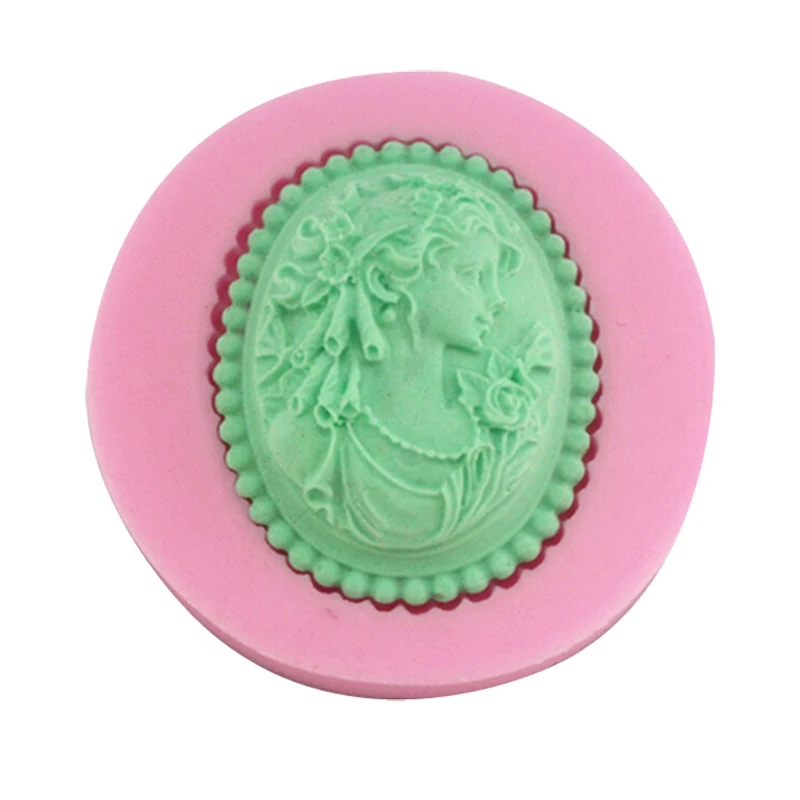 Buy Girls Head Mold Fondant molds for cake decorating