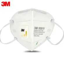 5 шт./лот, 3 м, 9501 в, противопылевые маски, маски KN95, противодымные защитные маски для верховой езды, античастичный фильтрующий материал