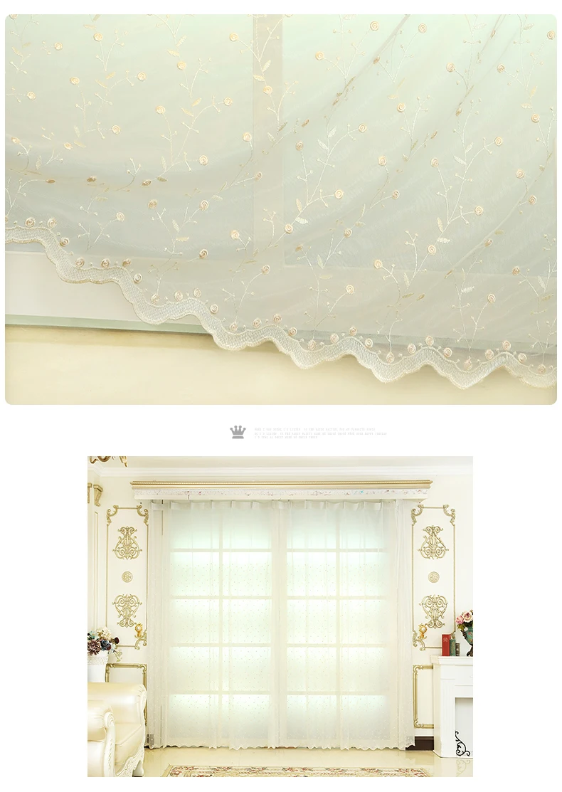 Европейские роскошные оконные занавески для гостиной Спальня Толстые жаккардовые занавески для обработки стекла для спальни